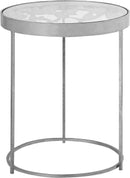 Butterfly Silver End Table