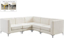 Alina Cream Velvet Modular Sectional