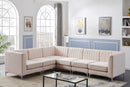 Alina Pink Velvet Modular Sectional