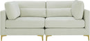 Julia Cream Velvet Modular Sofa