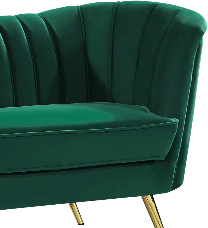 Margo Green Velvet Sofa