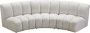 Infinity Cream Velvet 3pc. Modular Sectional