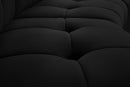 Limitless Black Velvet 9pc. Modular Sectional