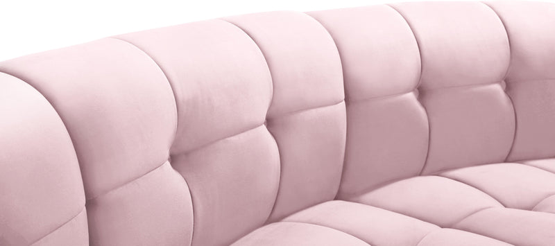 Limitless Pink Velvet 9pc. Modular Sectional