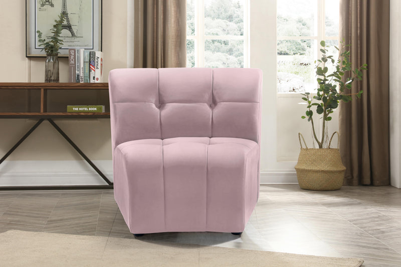 Limitless Pink Velvet Modular Chair