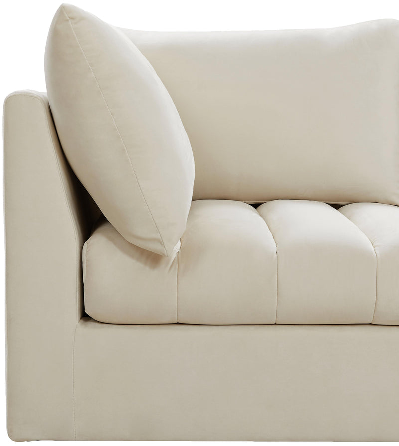 Jacob Cream Velvet Modular Sectional