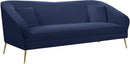 Hermosa Navy Velvet Sofa