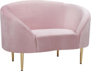Ritz Pink Velvet Chair