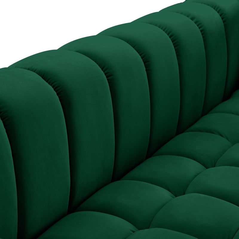 Gwen Green Velvet Sofa