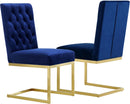 Cameron Navy Velvet Dining Chair