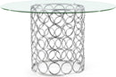 Opal Chrome Dining Table