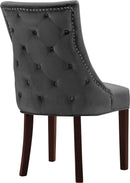 Hannah Grey Velvet Dining Chair