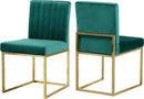 Giselle Green Velvet Dining Chair
