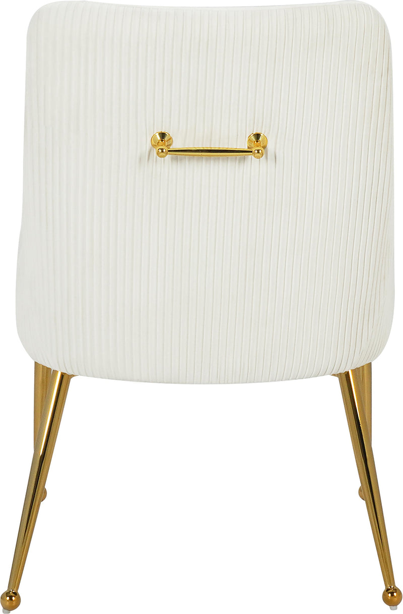 Ace Cream Velvet Dining Chair