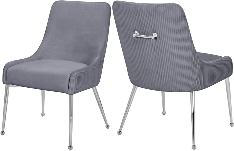 Ace Grey Velvet Dining Chair