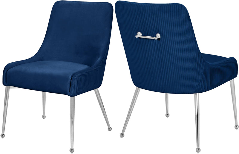 Ace Navy Velvet Dining Chair