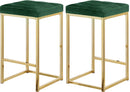 Nicola Green Velvet Stool