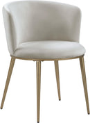 Skylar Cream Velvet Dining Chair