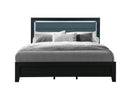 Reid Black Bed With Led