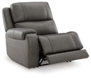 5Z - Pittson Power Reclining Sectional Loveseat with Console