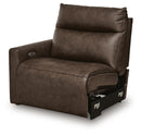 ModZ Power Reclining Sectional Loveseat with Audio Console