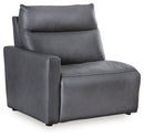 ModZ Power Reclining Sectional with Audio Console