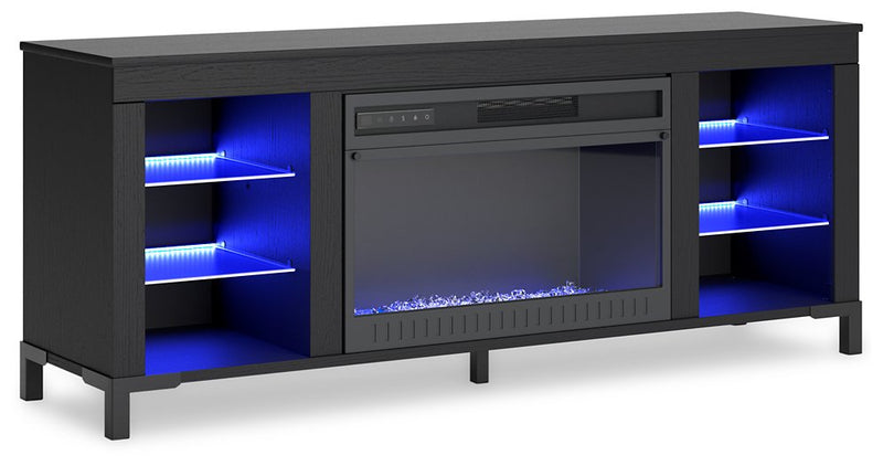 Cayberry 3-Piece Entertainment Center with Electric Fireplace