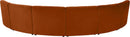 Limitless Cognac Velvet 6pc. Modular Sectional