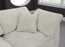Cozy Cream Velvet Cloud Modular Sectional