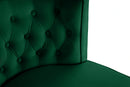 Perry Green Velvet Dining Chair