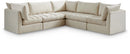 Jacob Cream Velvet Modular Sectional