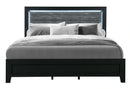Reid Black Bed Group with LED
