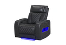 U8611 Blanche Power Recliner with Power Headrest and LED
