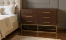 Maxine Cherry / Gold Dresser