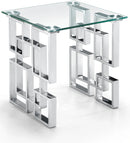Alexis Chrome End Table