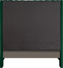 Fritz Green Velvet Queen Bed