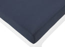 Nizuc Navy Waterproof Fabric Outdoor Patio Aluminum Corner Chair