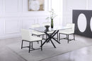 Bryce White Faux Leather Dining Chair