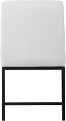 Bryce White Faux Leather Dining Chair