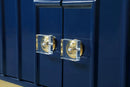 Cosmopolitan Navy Lacquer Side Table