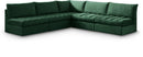 Jacob Green Velvet Modular Sectional