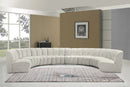 Infinity Cream Velvet 8pc. Modular Sectional
