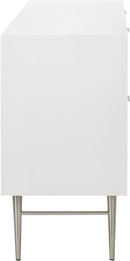 Modernist White Gloss Dresser
