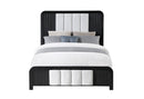 Beckett White/Black Bed