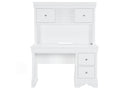 Pompei Metallic White Bookcase Twin Bed with LED